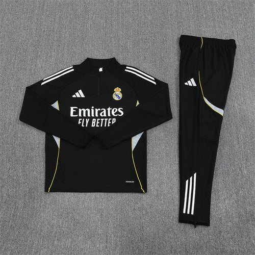 2025/2026 REAL MADRID BLACK TRACKSUIT