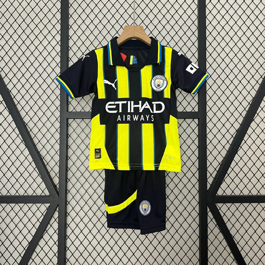 Manchester City Kinder-Set Auswärtstrikot 2024/2025