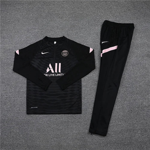 PSG BLACK AND PINK TRACKSUIT