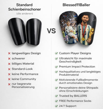 Personalisierte Schienbeinschoner