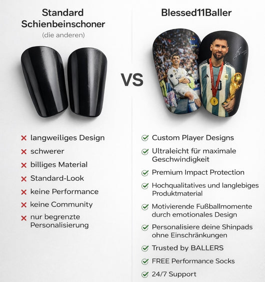 Personalisierte Schienbeinschoner