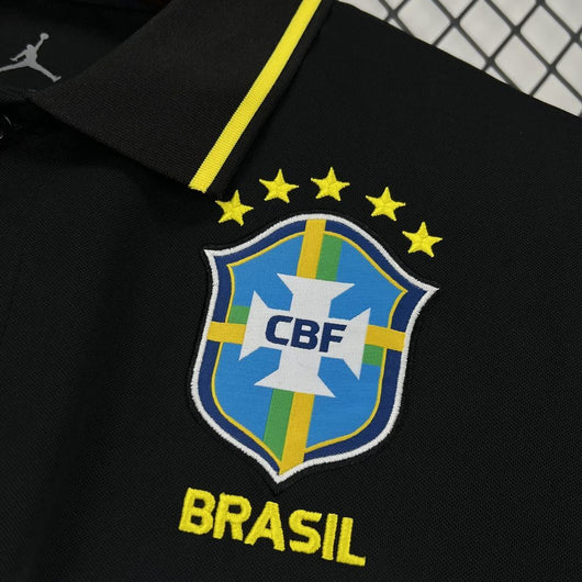Brasilien Polotrikot Black Edition 2026