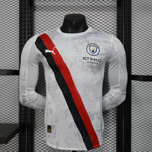 Manchester City Langarm Auswärtstrikot 2025/2026