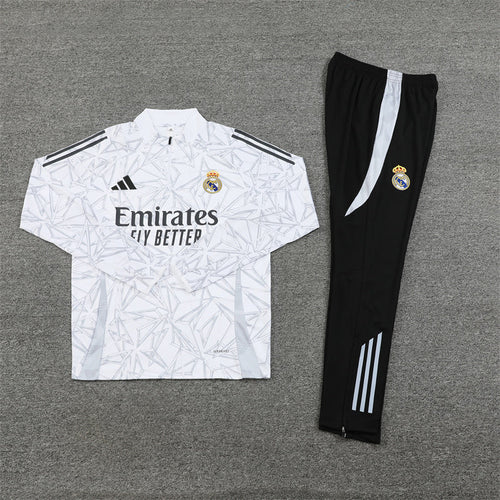 REAL MADRID BLACK AND WHITE TRACKSUIT II