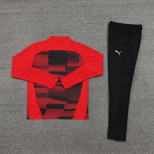 AC MILAN BLACK AND RED TRACKSUIT II