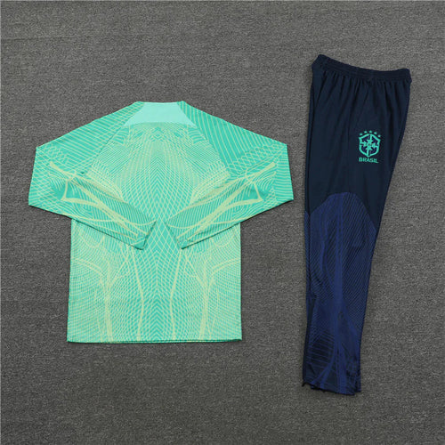 BRAZIL DARK BLUE AND GREEN TRACKSUIT