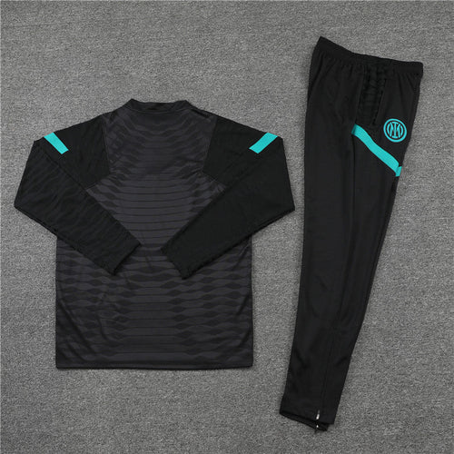 INTER MILAN BLACK AND BLUE TRACKSUIT