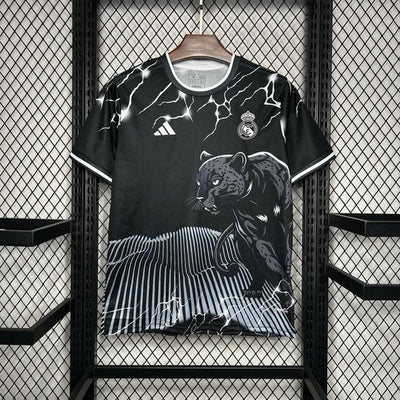 Real Madrid Trikot Schwarz Grau Panther 2024/2025