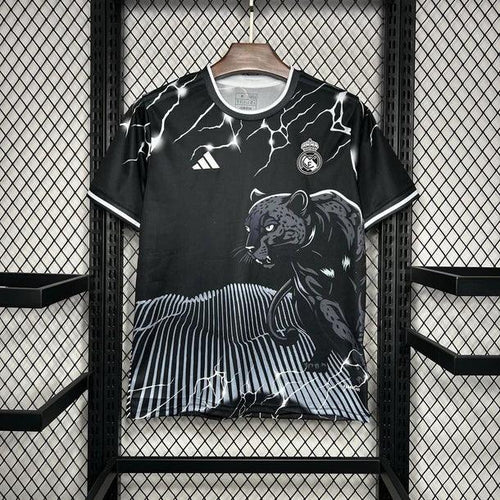 Real Madrid Trikot Schwarz Grau Panther 2024/2025