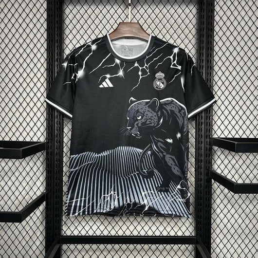 Real Madrid Trikot Schwarz Grau Panther 2024/2025