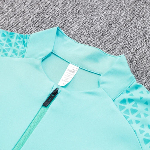 OLYMPIQUE DE MARSEILLE BLUE AND MINT TRACKSUIT