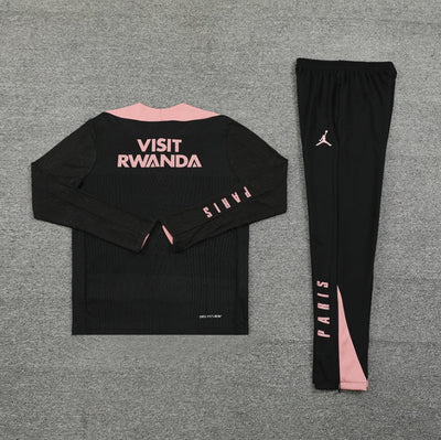 PSG BLACK AND PINK TRACKSUIT