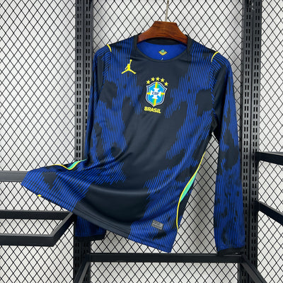Brasilien Langarm Auswärtstrikot WM2026