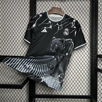 Real Madrid Trikot Schwarz Grau Panther 2024/2025