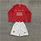 Manchester United Retro Langarm Kinder-Set 2007/08